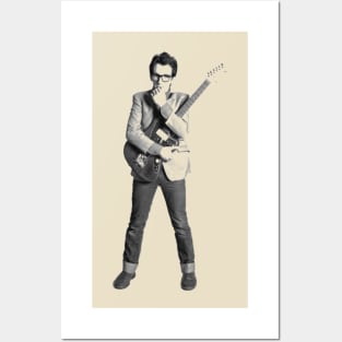 Elvis Costello//Guitar Posters and Art